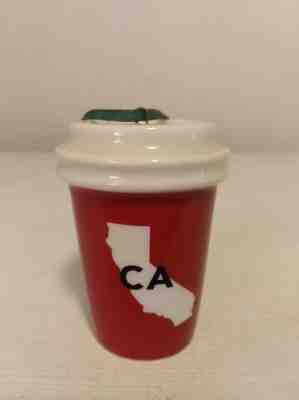 Starbucks Ornament California CA 2016 - Sold on eBay Dec, 15th 2018 for $7.99