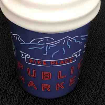 Starbucks Coffee Pike Place Blic Market To Go Cup2017 Blue Seattle Ornament - Sold on eBay Dec, 16th 2018 for $11.99