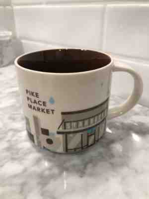 STARBUCKS YOU ARE HERE MUG PIKE PLACE MARKET 2017 Version 14oz - Sold on eBay Dec, 16th 2018 for $12.00