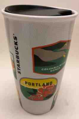 Starbucks Oregon Tumbler Travel Coffee Mug 2017 Portland Traveler 12 Oz 355 Ml - Sold on eBay Dec, 15th 2018 for $35.00