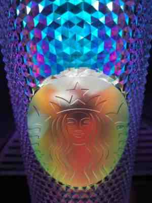 2018 Holiday Starbucks Iridescent Rainbow Tumbler Venti 24oz BRAND NEW - Sold on eBay Dec, 16th 2018 for $44.00