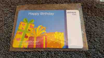 VHTF & RARE! STARBUCKS UAE Alshaya "Happy Birthday" Gift Cards US Seller - Sold on eBay Dec, 6th 2018 for $6.68