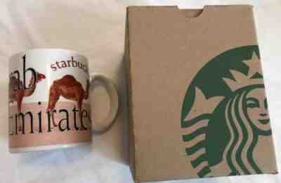 EUC Starbucks City Mug  United Arab Emirates Coffee Cup Camel Includes Box - Sold on eBay Nov, 26th 2018 for $7.00