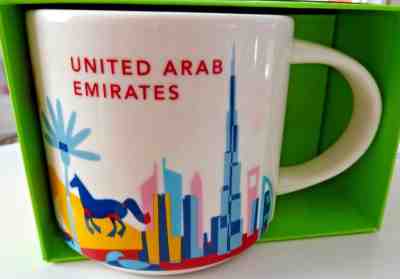 Starbucks 2018 Mug FREE Shipping UNITED ARAB EMIRATES DUBAI Burj Khalifa YAH