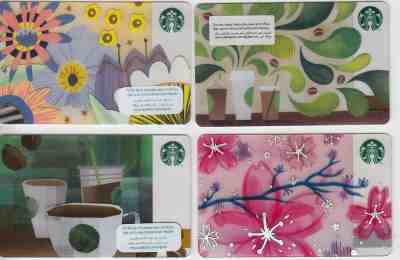 4 Starbucks gift card DUBAI UAE United Arab Emirates Novelty - Sold on eBay Nov, 17th 2018 for $14.55