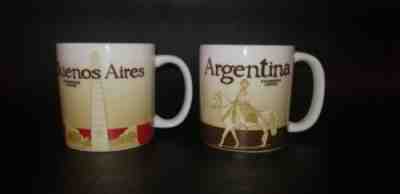 Starbucks Buenos Aires & Argentina Demitasse 3 oz Global Icon Series Mugs - Sold on eBay Dec, 10th 2018 for $25.00