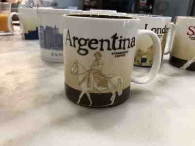 Starbucks Argentina Mug Global Collector Series 16oz - Sold on eBay Nov, 21st 2018 for $31.85