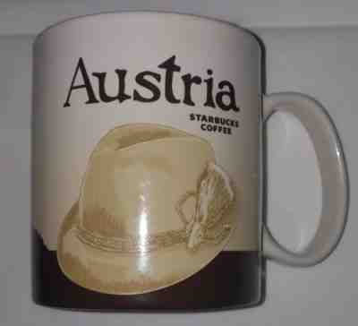 Starbucks Austria Osterreich Global Icon City Collector Coffee Mug Cup 16oz  - Sold on eBay Dec, 2nd 2018 for $22.00