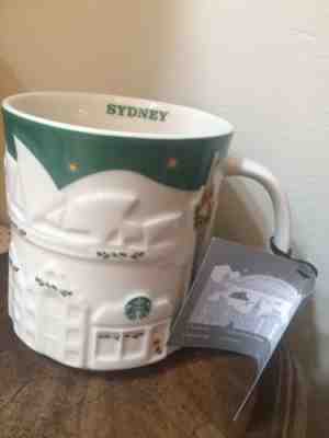 US SELLER!! New STARBUCKS Sydney CHRISTMAS Relief Mug  Australia Ferry Green  - Sold on eBay Dec, 11th 2018 for $49.99