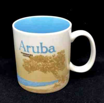 Starbucks Aruba Ceramic Mug Global Series 16 ounce Cup Divi Tree Design - Sold on eBay Nov, 24th 2018 for $12.00