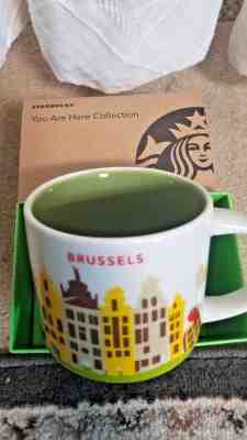 STARBUCKS ~ Brussels ~ "You Are Here" Icon Mug (NEW) ~14 Oz Belgium NWT - Sold on eBay Dec, 10th 2018 for $34.99