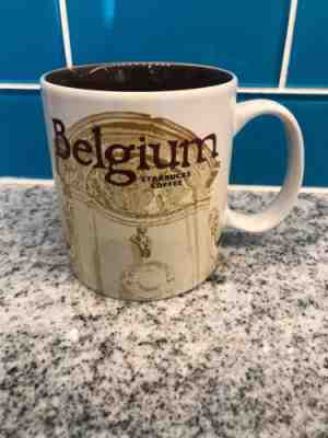 Starbucks Belgium Brussels Global Icon City Collector Coffee Mug Cup 16oz - Sold on eBay Nov, 29th 2018 for $25.00