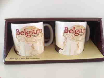 BELGIUM Starbucks demiset demi mini mugs,espresseo cup set,NEW - Sold on eBay Nov, 26th 2018 for $39.99
