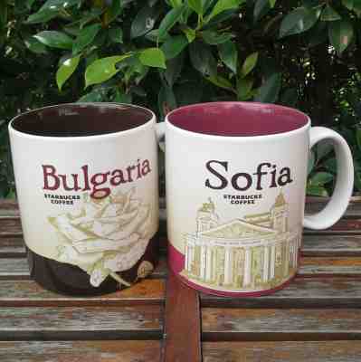 2 Original Starbucks Global City Icon Mugs BULGARIA & SOFIA 16 oz Discontinued - Sold on eBay Nov, 16th 2018 for $58.00