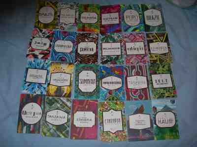 29  DIFFERENT STARBUCKS NEWEST BURUNDI CONGO  NICARAGUA TASTE CARDS - Sold on eBay Dec, 8th 2018 for $15.00