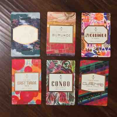Starbucks Reserve Taster Card Costa Rica Burundi Nicaragua Timer Congo Guatemala - Sold on eBay Oct, 2nd 2018 for $10.00