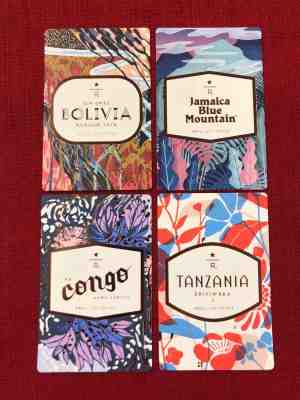 4 NEW STARBUCKS RESERVE 2018 US TASTER CARDS BOLIVIA JAMAICA BLUE MTN TANZANIA.. - Sold on eBay Sep, 18th 2018 for $7.99
