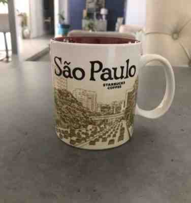 Original Starbucks City Mug SAO PAULO series 2016 Brazil 16 oz New Discontinued - Sold on eBay Dec, 7th 2018 for $30.00