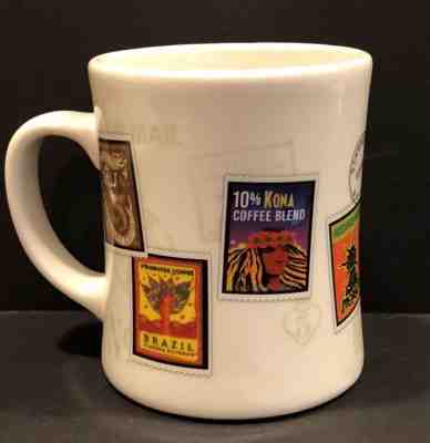 Starbucks Coffee Barista Stamp Mug 2003 Brazil Kona Mexico Air Mail Postage - Sold on eBay Dec, 4th 2018 for $24.99