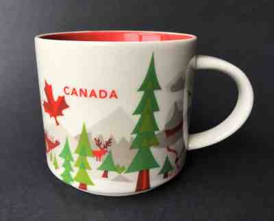 Starbucks Coffee 2012 You Are Here YAH Series Canada Mug Cup 14fl oz Grey Hat - Sold on eBay Dec, 15th 2018 for $45.00