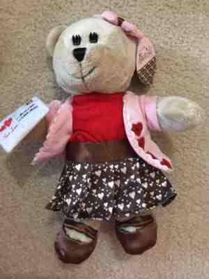 EUC W/ Hang Tag Starbucks Plush Bearista Valentines Girl Bear 102nd Edition 2011 - Sold on eBay Dec, 11th 2018 for $10.00