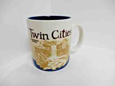 STARBUCKS 2011 "Twin Cities" Coffee Mug Tea Cup 16 oz  City Collection Minnesota - Sold on eBay Dec, 9th 2018 for $8.95