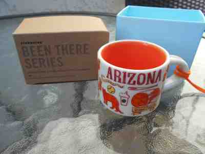 NEW RARE Starbucks Arizona Been There Series Christmas ORNAMENT 2oz Ceramic  - Sold on eBay Dec, 6th 2018 for $13.00