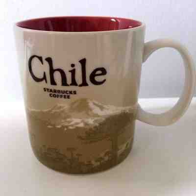 NEW IN BOX Starbucks Coffee CHILE Global Icon Series Mug - Sold on eBay Nov, 28th 2018 for $17.20