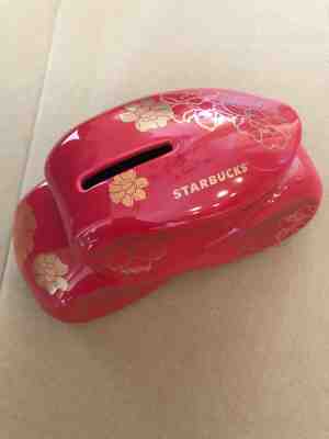 New Rare Starbucks China  Chinese New Year Piggy Bank 2012 - Sold on eBay Dec, 9th 2018 for $20.00