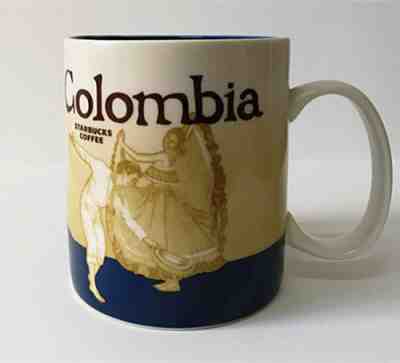Starbucks Mug Colombia City Cup Collector Series Mug 16 oz - Sold on eBay Dec, 14th 2018 for $10.50