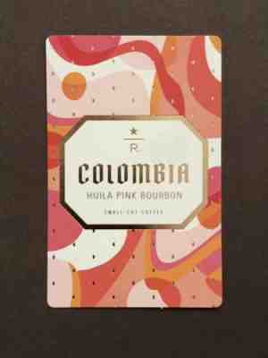 Starbucks Reserve Coffee 2018 Colombia Huila Pink Bourbon Taster Card - Sold on eBay Dec, 6th 2018 for $3.99