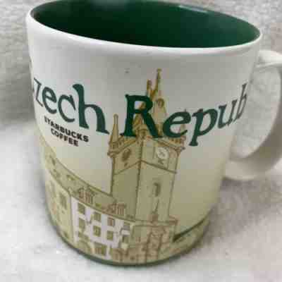 Starbucks Coffee Mug 16 oz Czech Republic Global Icon Collector Series  - Sold on eBay Dec, 11th 2018 for $24.99