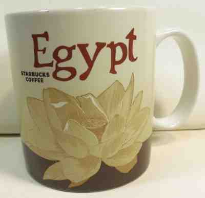 EGYPT Starbucks GLOBAL ICON Collector Series CERAMIC COFFEE MUG 2009 Large 16 Oz - Sold on eBay Dec, 8th 2018 for $29.95