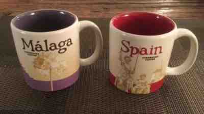 Starbucks Espresso Mugs Souvenir Of Spain 4 Ounces - Sold on eBay Dec, 15th 2018 for $11.00