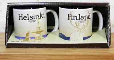 NEW  Helsinki Finland  Starbucks City collection 2 Demitasse Mug  3oz nwt - Sold on eBay Nov, 14th 2018 for $27.99