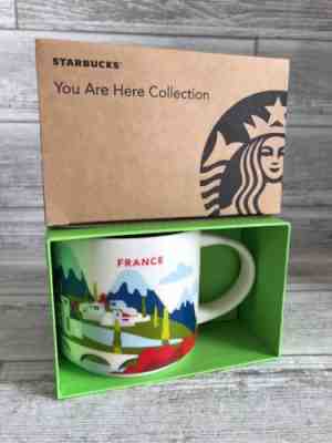 Starbucks France Mug YAH Cup Wine Vin Cheese Bread Alps French You Are Here - Sold on eBay Dec, 14th 2018 for $45.00