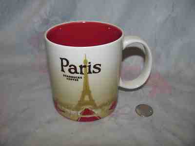 2011 STARBUCKS Coffee Mug, Paris France Eiffel Tower Scene - Sold on eBay Dec, 12th 2018 for $25.99