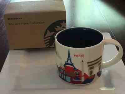 STARBUCKS ~ PARIS ~ France  ~ "You Are Here" MUG - NEW 14 oz YAH Icon - Sold on eBay Dec, 12th 2018 for $11.49