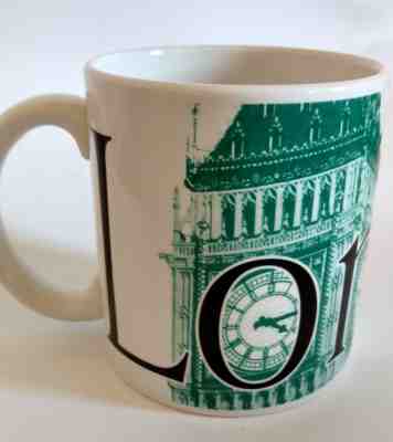 Starbucks London City Coffee Mug Big Ben Collector Series  2002 16 0z. - Sold on eBay Dec, 9th 2018 for $22.00