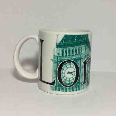 Starbucks London City Mug 2002 Collector's Series Big Ben Clock Tower 20 oz - Sold on eBay Dec, 8th 2018 for $24.99
