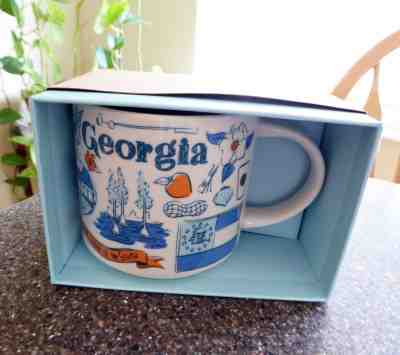 New Starbucks Been There Series Georgia Across The Globe Collection 14oz Mug NIB - Sold on eBay Nov, 20th 2018 for $13.50