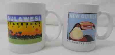 Lot 2 Starbucks Coffee Mugs: New Guinea & Sulawesi - Sold on eBay Nov, 26th 2018 for $9.99
