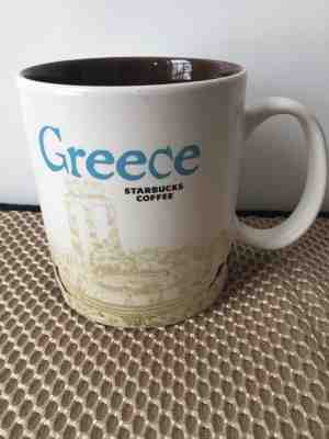 Starbucks Coffee Mug Greece 16oz Global Icon City Series - Sold on eBay Dec, 12th 2018 for $26.55