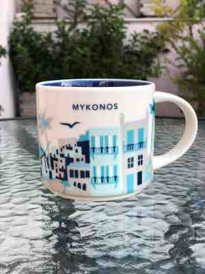 Starbucks Mug YAH Mykonos Island Greece - Sold on eBay Dec, 4th 2018 for $22.99