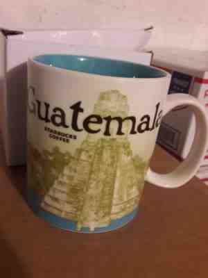 NIB Starbucks GUATEMALA Global Icon Series 16oz mug  with SKU ,2017 NEW VERSION  - Sold on eBay Dec, 12th 2018 for $60.00