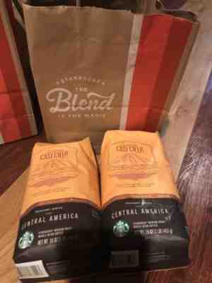 (2) 1 Pound Bags Of Starbucks Guatemala Casi Cielo Whole Bean Coffee - Sold on eBay Nov, 9th 2018 for $22.00