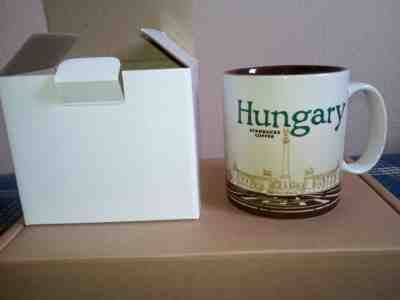 Hungary Starbucks City Mug 16fl oz/473ml - Sold on eBay Dec, 9th 2018 for $27.00