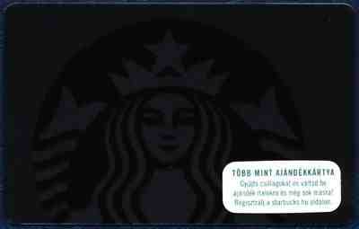 HUNGARY STARBUCKS CARD LOGO BLACK MINT UNUSED - Sold on eBay Dec, 5th 2018 for $4.99