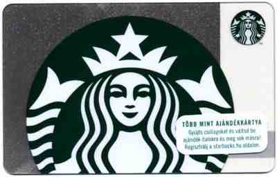 HUNGARY STARBUCKS CARD LOGO MINT UNUSED - Sold on eBay Nov, 28th 2018 for $4.99