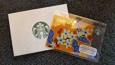 STARBUCKS INDONESIA The 1st Country Gift Card w/Sleeve US Seller - Sold on eBay Dec, 10th 2018 for $7.77